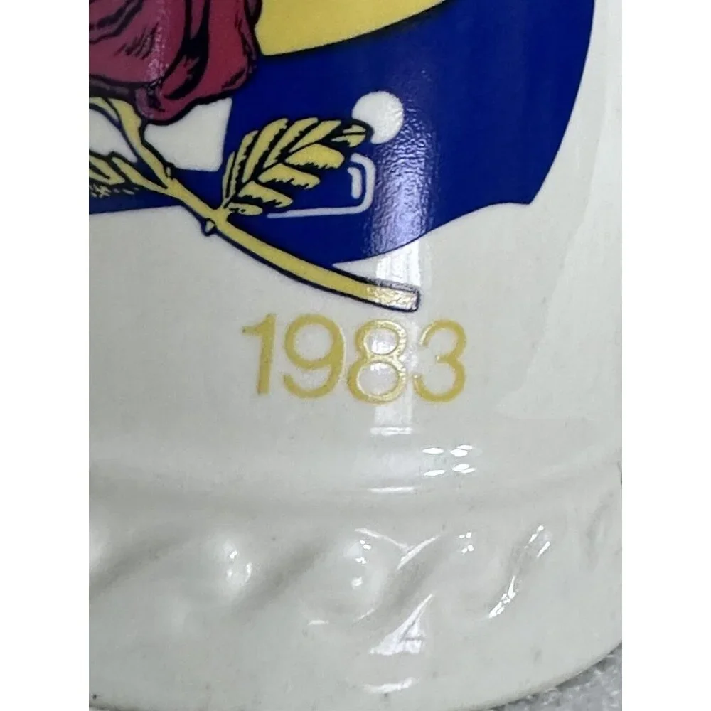 1982‎ Big Ten Champions UofM Michigan 1983  Bowl Stein Mug Cup Schembechler